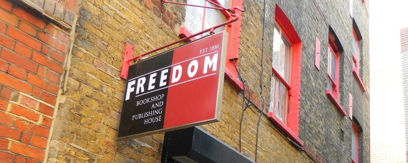 Freedom press sign