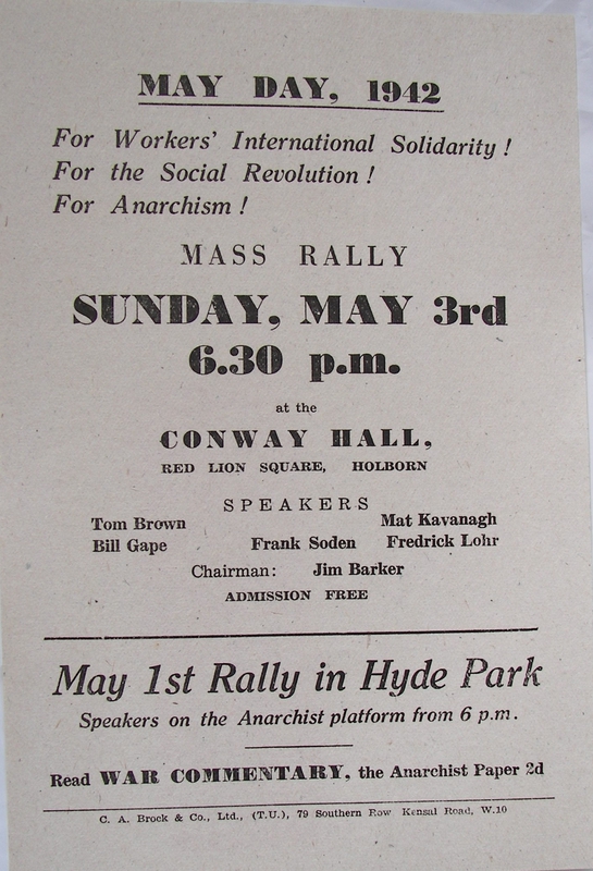 MAY DAY, 1942 [leaflet]