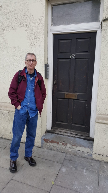 Phil Ruff at the door of Centro Iberico (2018)