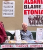John Couzin with Radical Glasgow History Project stall