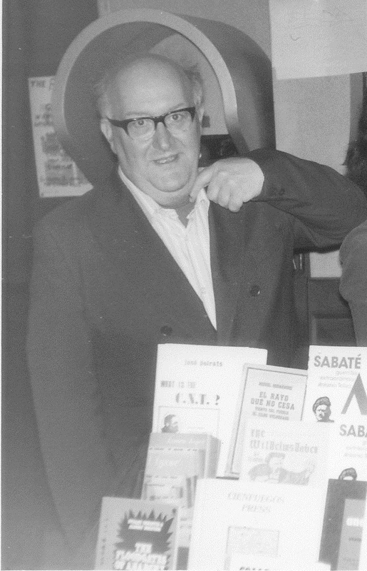 Albert Meltzer (with anarchist publications, 1976)