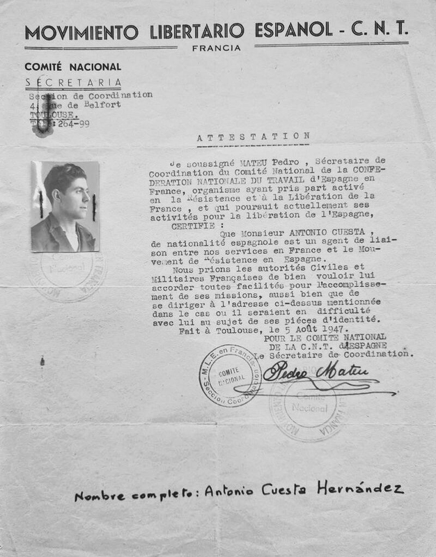 The Libertarian Smuggling Apparatus in Euskadi and Navarra in the 1940s