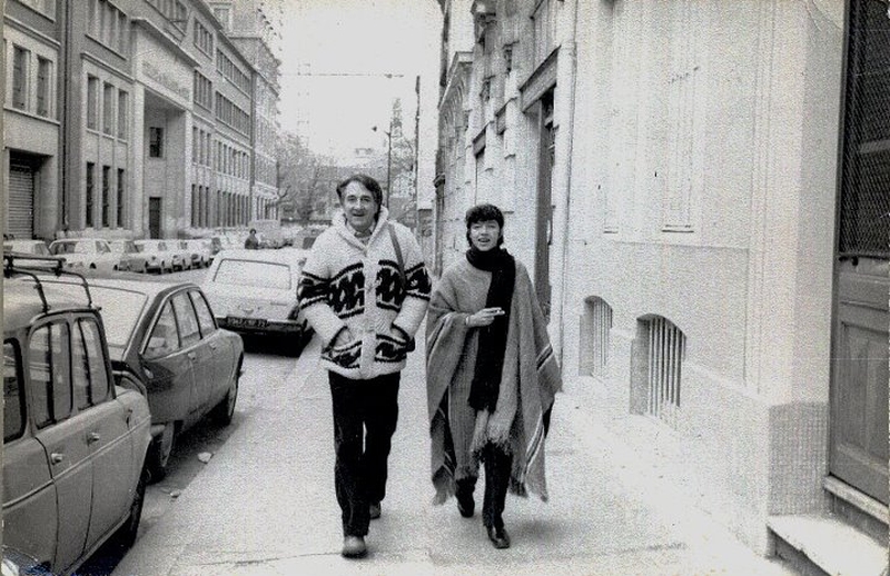 Octavio Alberola and Ariane Gransac in Paris, 1979