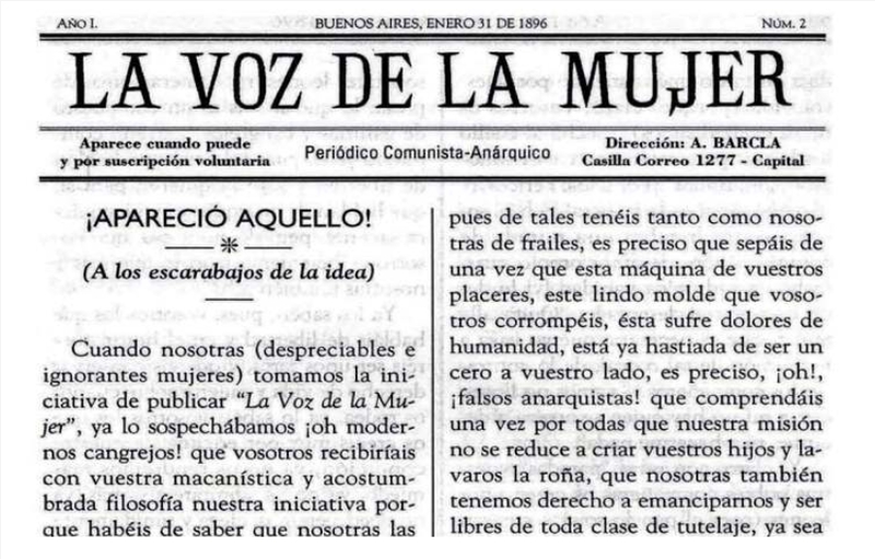 La Voz de la mujer/ Woman’s Voice