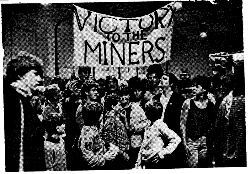 Letter [Dutch anarchist solidarity with the miners strike: De Vrije]