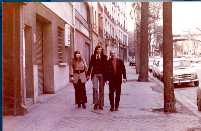 Brenda Christie, Stuart Christie and Antonio Téllez, Paris, 1973