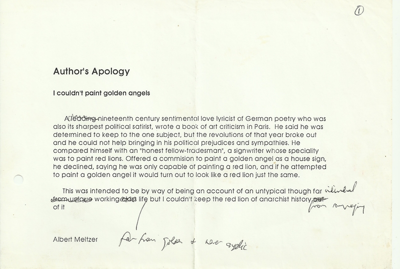 Author’s Apology : I couldn’t paint golden angels